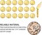 56Pcs Wood Burning Tip Set Letter Wood Burning Tool Including Alphabet Number Symbol Brass Alphabet Number Template for DIY Embossing Carving Craft Wood Burning
